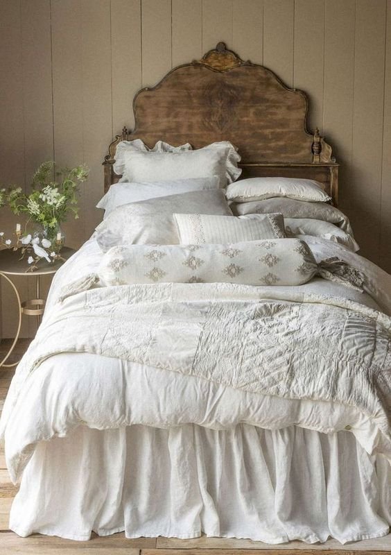 Twin White Beddress